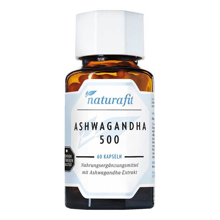 Naturafit Ashwagandha 500 mg Kapseln, 60 St