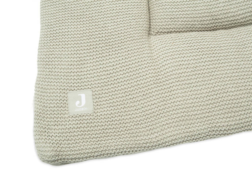 reversible boxkleed 75x95cm Basic Knit - Olive Green
