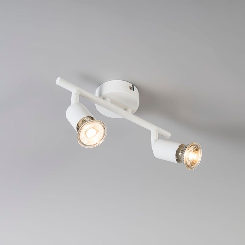 Moderne witte kantelbare spot - Jeany 2
