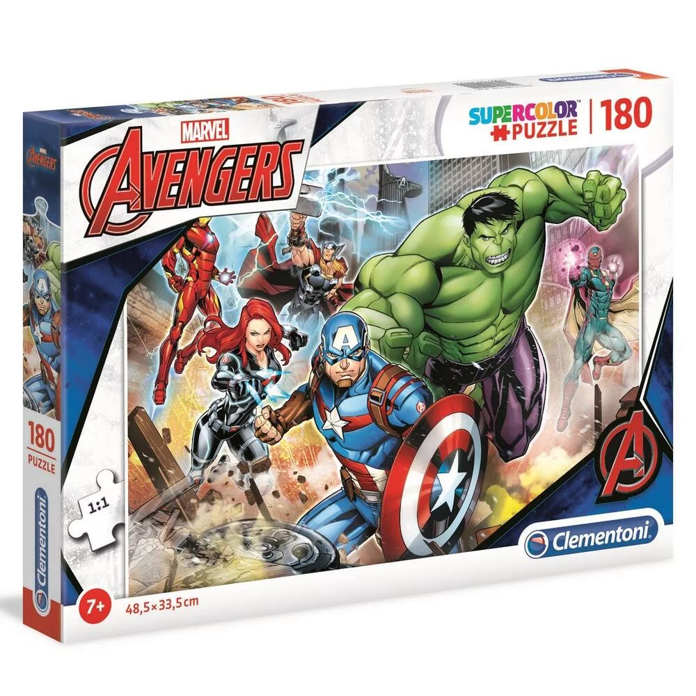 MARVEL - AVENGERS - PUZZLE SUPERCOLOR 180 PIECES