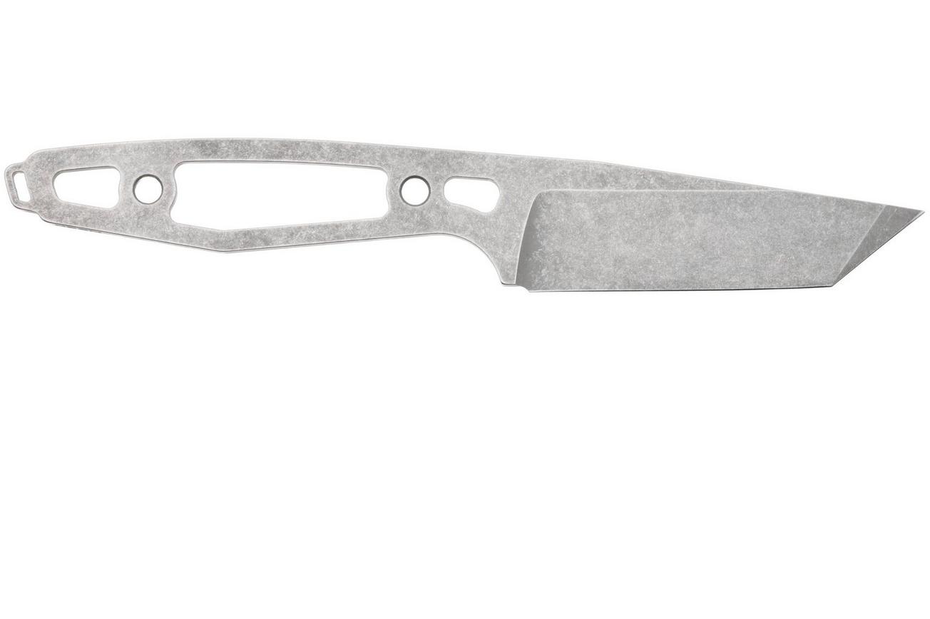 Daily Customs AK1 P10016286, Stonewashed Böhler N690 American Tanto, vaststaand mes
