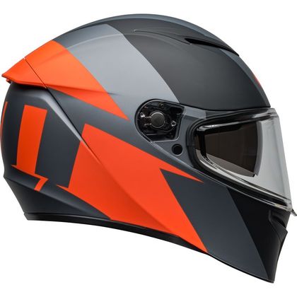 Casque Bell LITHIUM - SHEAR - Gris / Orange