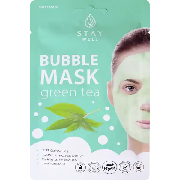 Deep Cleansing Bubble Mask - Green Tea
