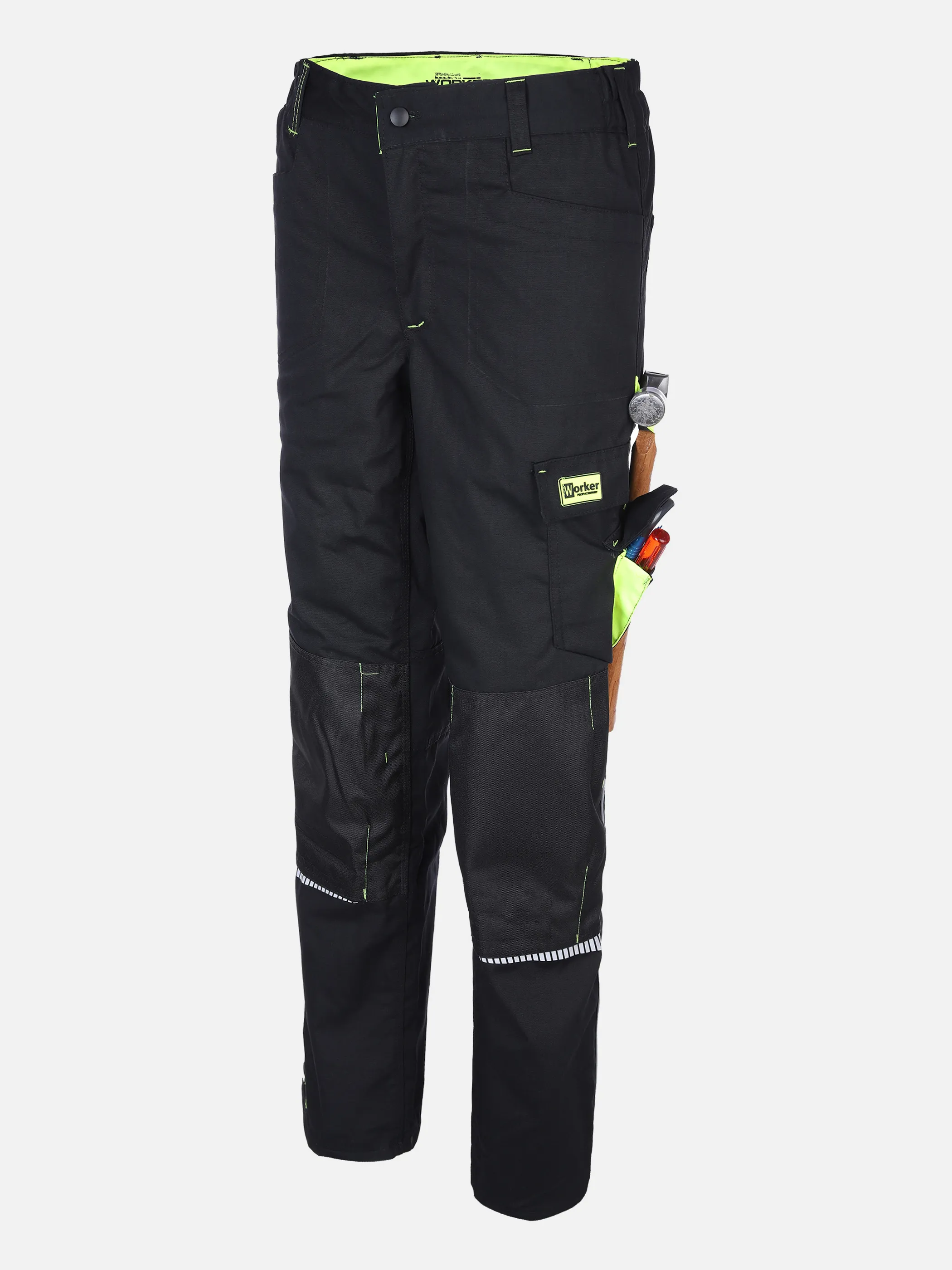 Herren Thermoarbeitshose mit Neondetails