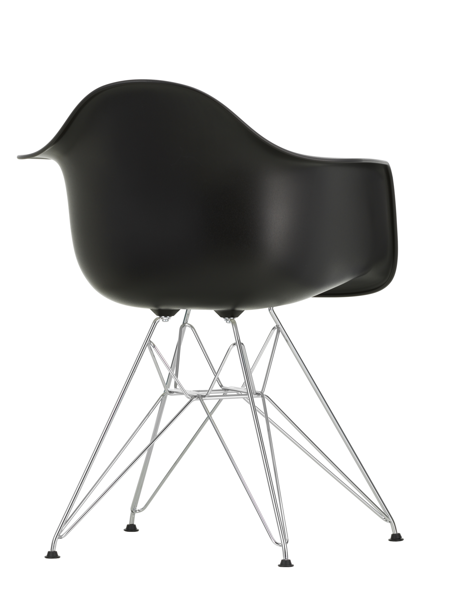 Eetkamerstoel DAR chroom onderstel deep black