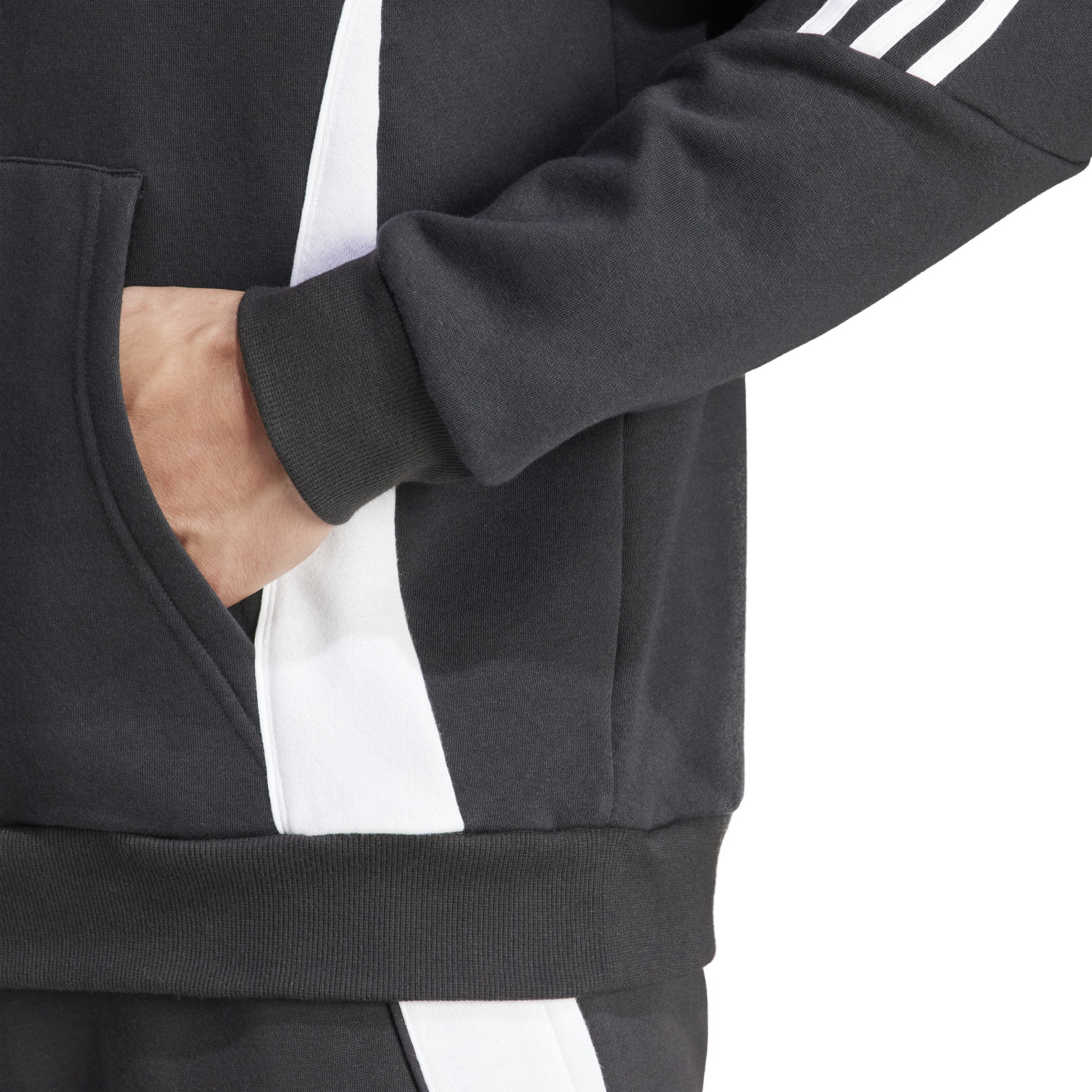 Adidas Tiro 24 Sweat Hoodie Zwart Wit