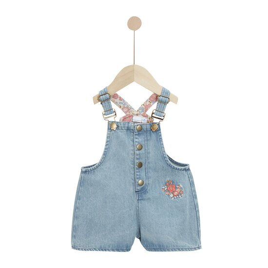 Salopette en denim Liberty and Sea Life   de               P'tit Bisou Petit Prix