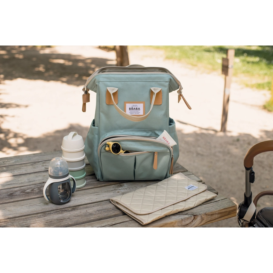 BEABA® Wickelrucksack Wellington Salbeigrün