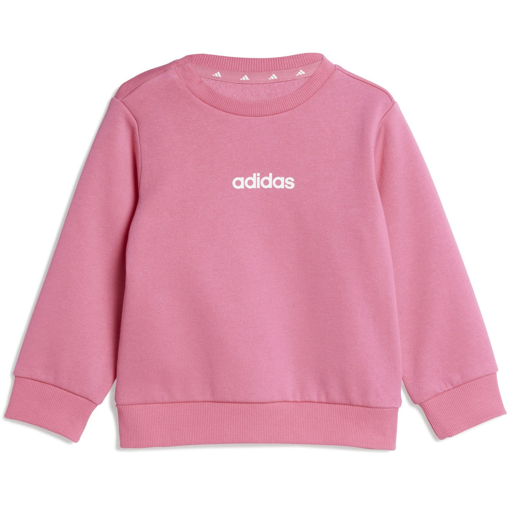 Køb adidas Originals Pink Fusion/White I Lin Fl Jog Sweat Sæt