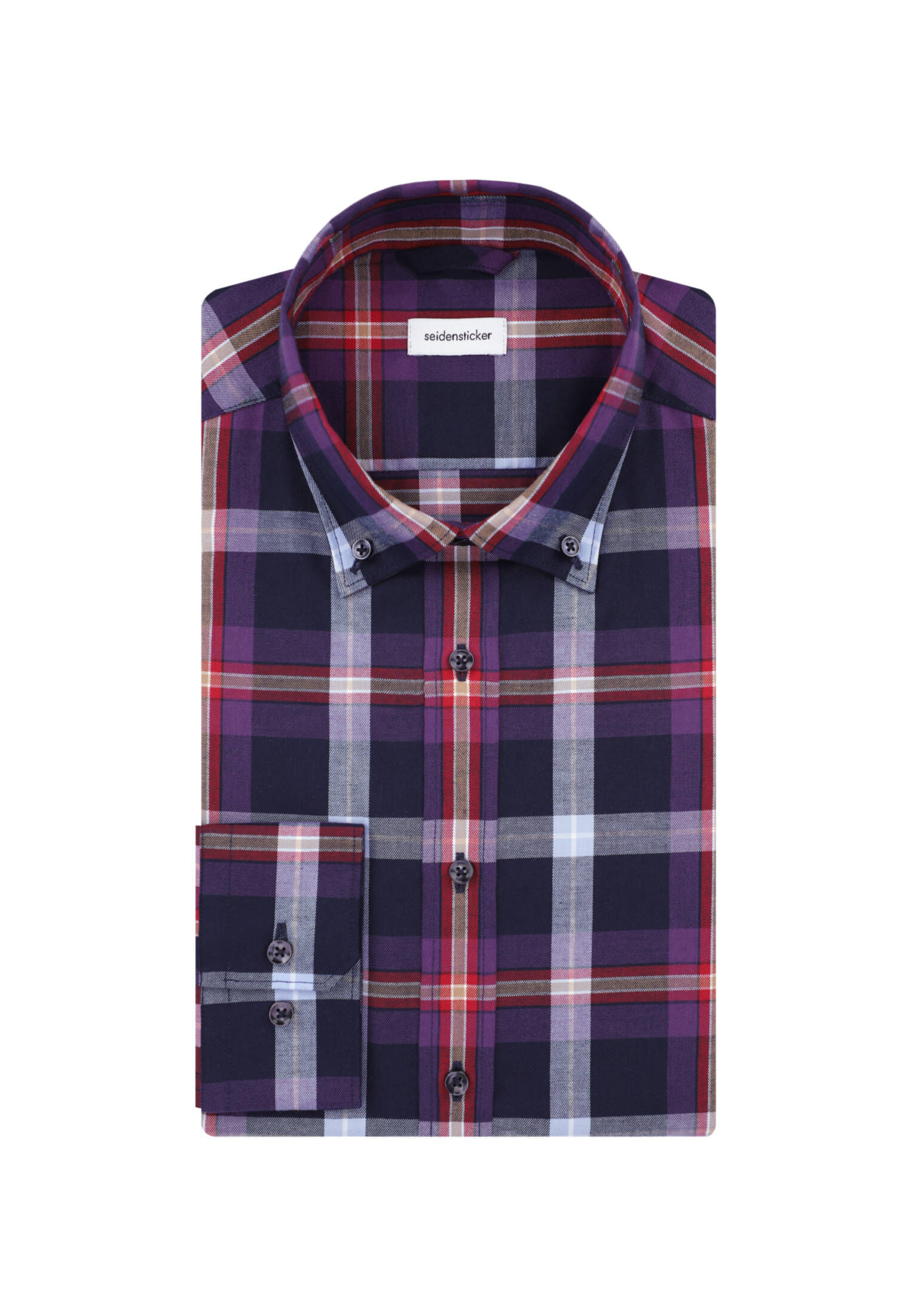 Seidensticker| Herren Flanellhemd Slim