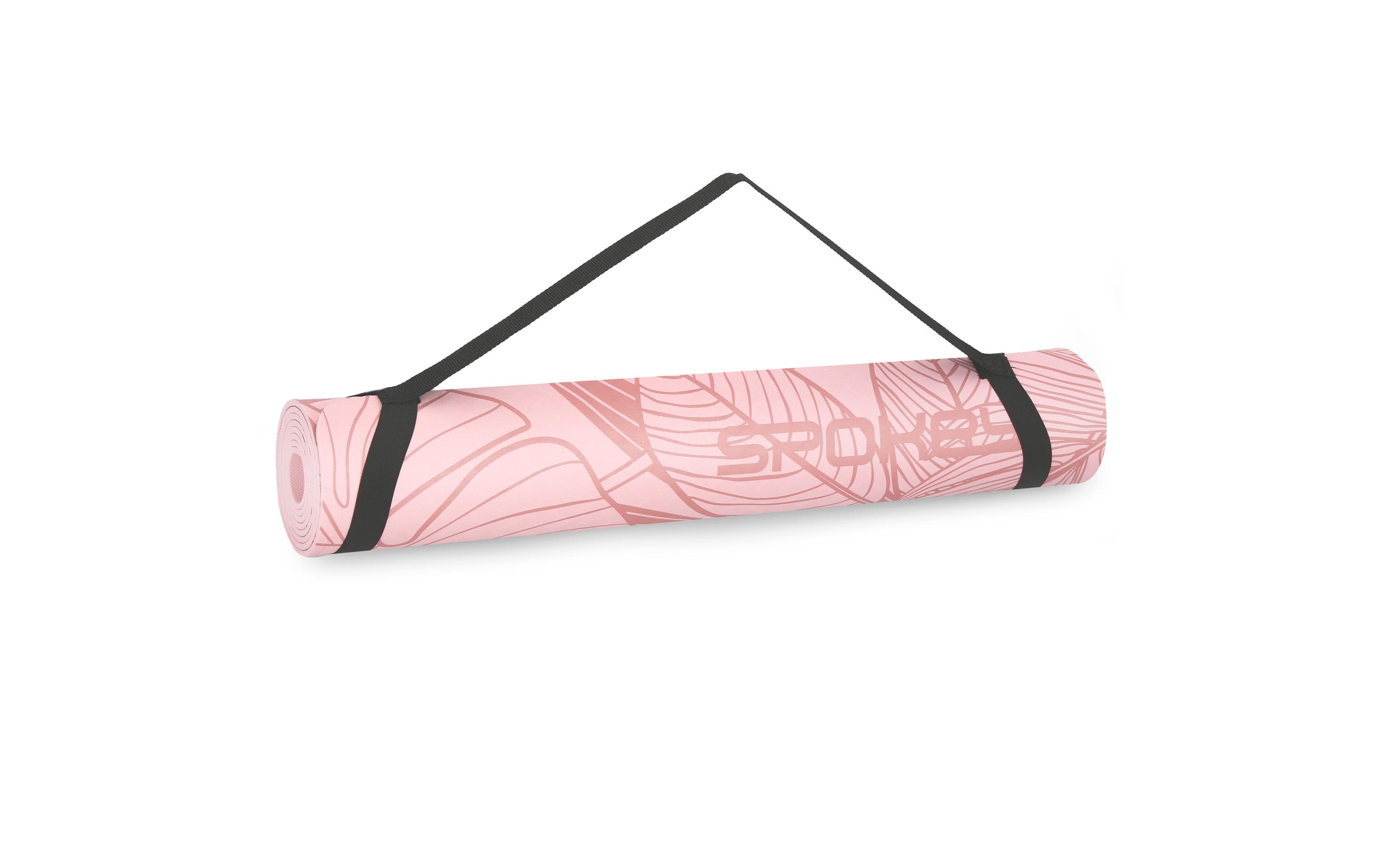 Yogamatte Leaf 183 x 61 x 0.4 cmRutschfeste Yogamatte sorgt für Stabilität bei den Übungen