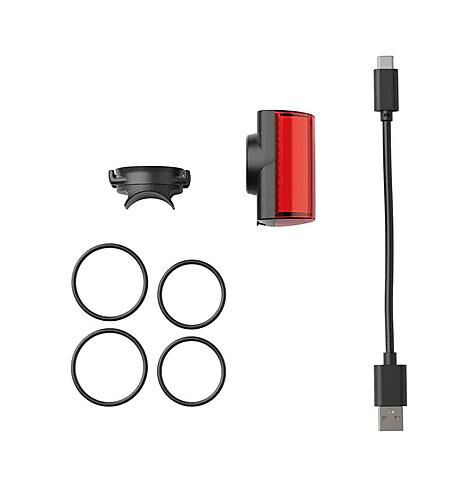 SHAPEHEART - LAMPE ARRIERE ROUGE POUR VELO