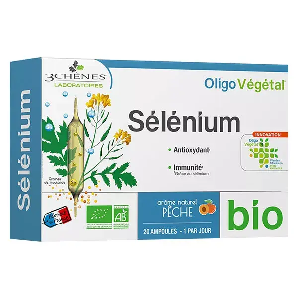 Les 3 Chênes OligoVégétal Selênio Orgânico 20 ampolas