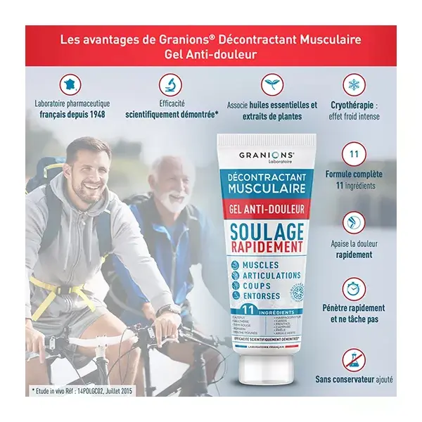 Gel Relaxante Muscular Granions 100ml