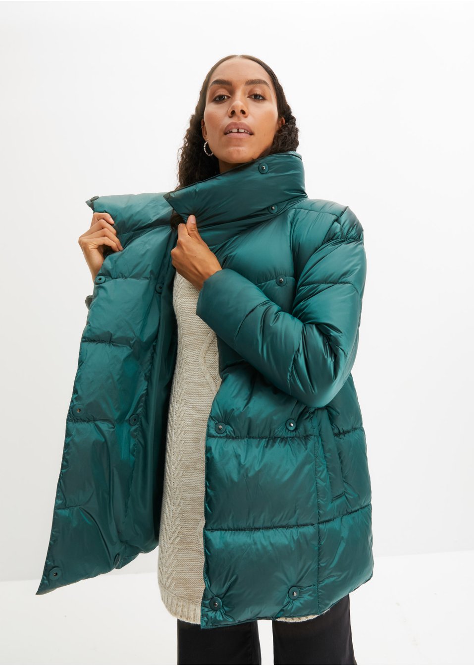 Veste matelassée brillante