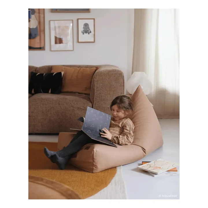 Nobodinoz Pouf long Oasis | Caramel