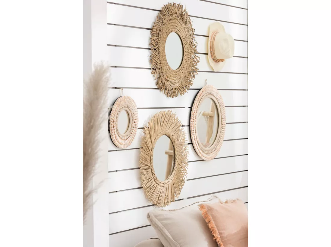 Miroir mural Doyle en Coquille