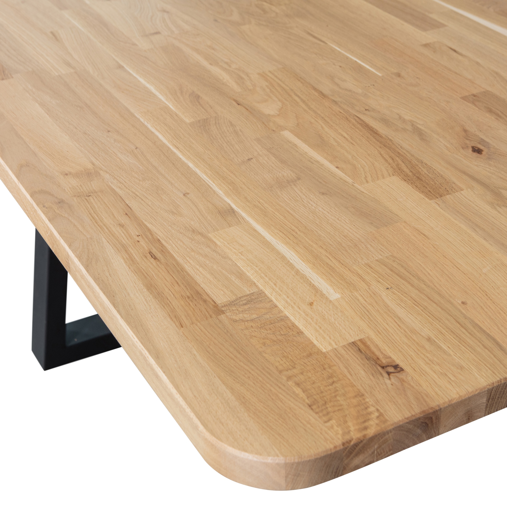 XL-Tisch COMBI-TABLO 240 x 100 cm Eiche massiv U-Gestell