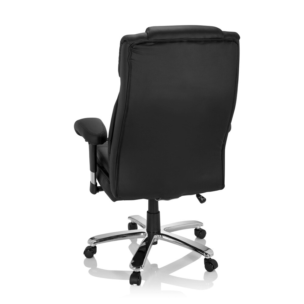XXL Drehstuhl BUILDER XXL I Kunstleder mit Armlehnen (höhenverstellbar) hjh OFFICE