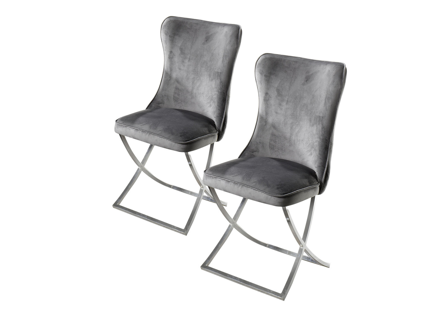 Trendige Esszimmer-Stühle, 2er-Set