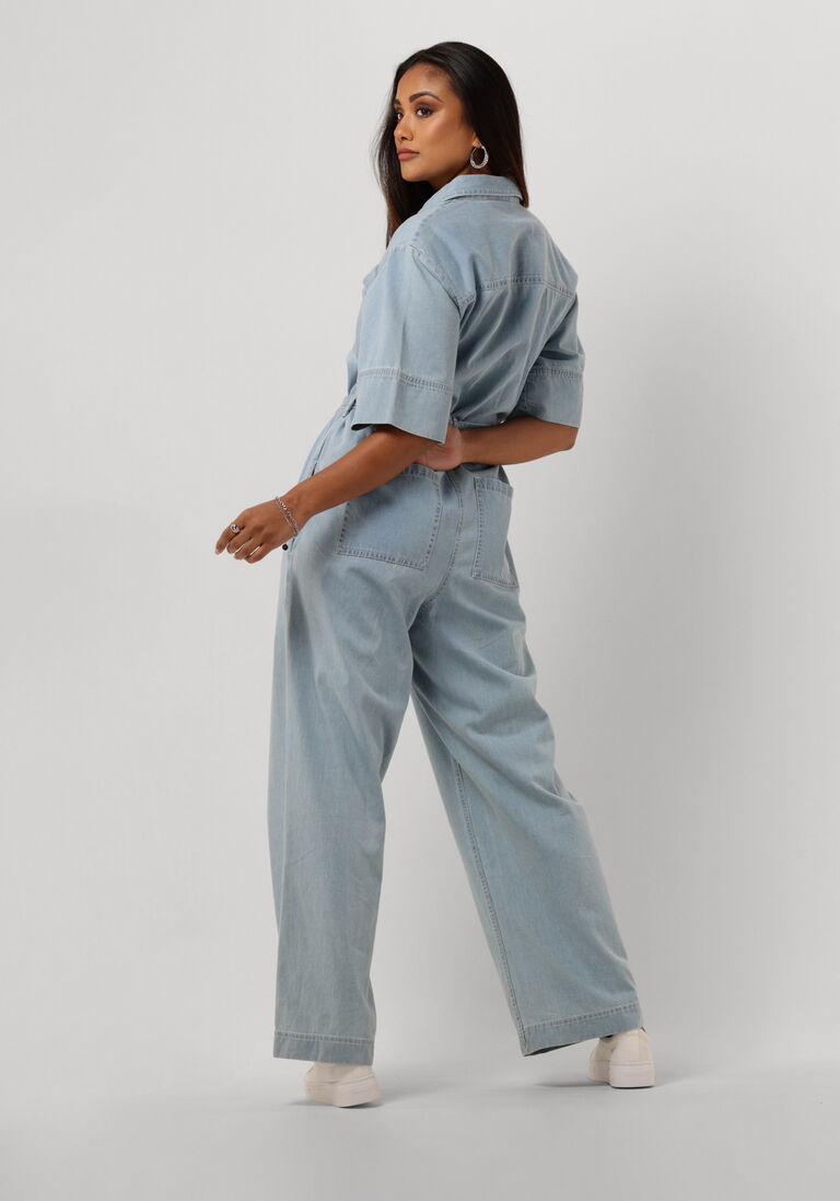 MSCH COPENHAGEN blauwe msch copenhagen jumpsuit mschshayla 2/4 jumpsuit
