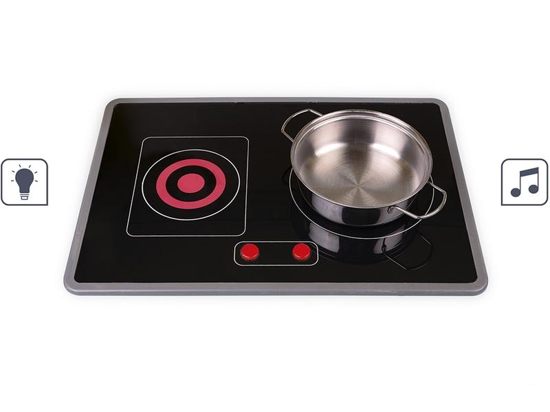 Janod Spielküche Mozaïc Big Cooker Holz Supergrosse Küche mit Zubehör