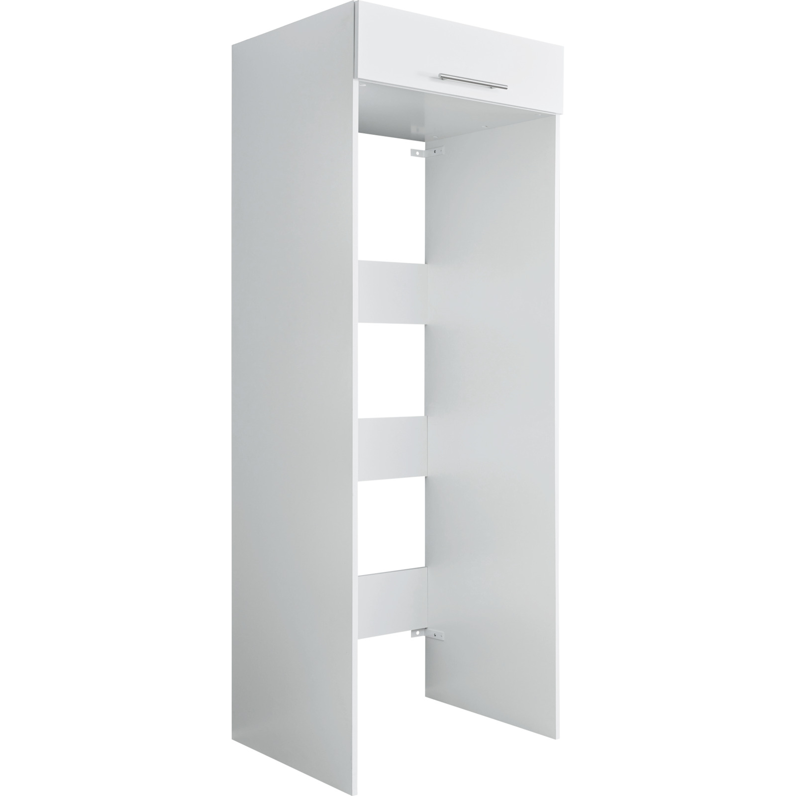 Waschmaschinenschrank Laundreezy melamin weiss matt 67,5 x 200 x 67,5 cm