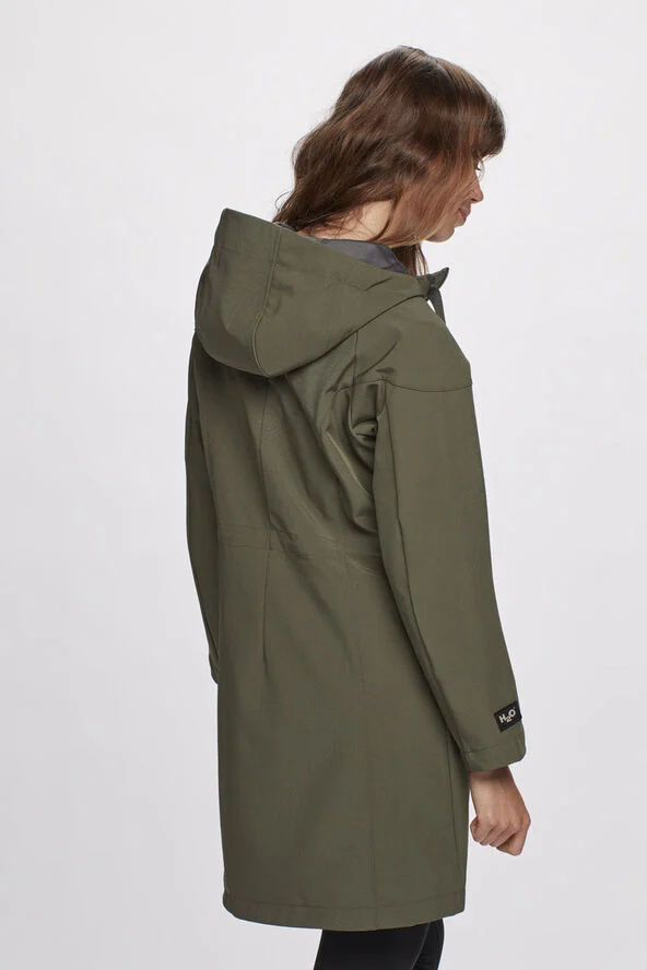 H2O Ingrid lang softshell jakke Grøn