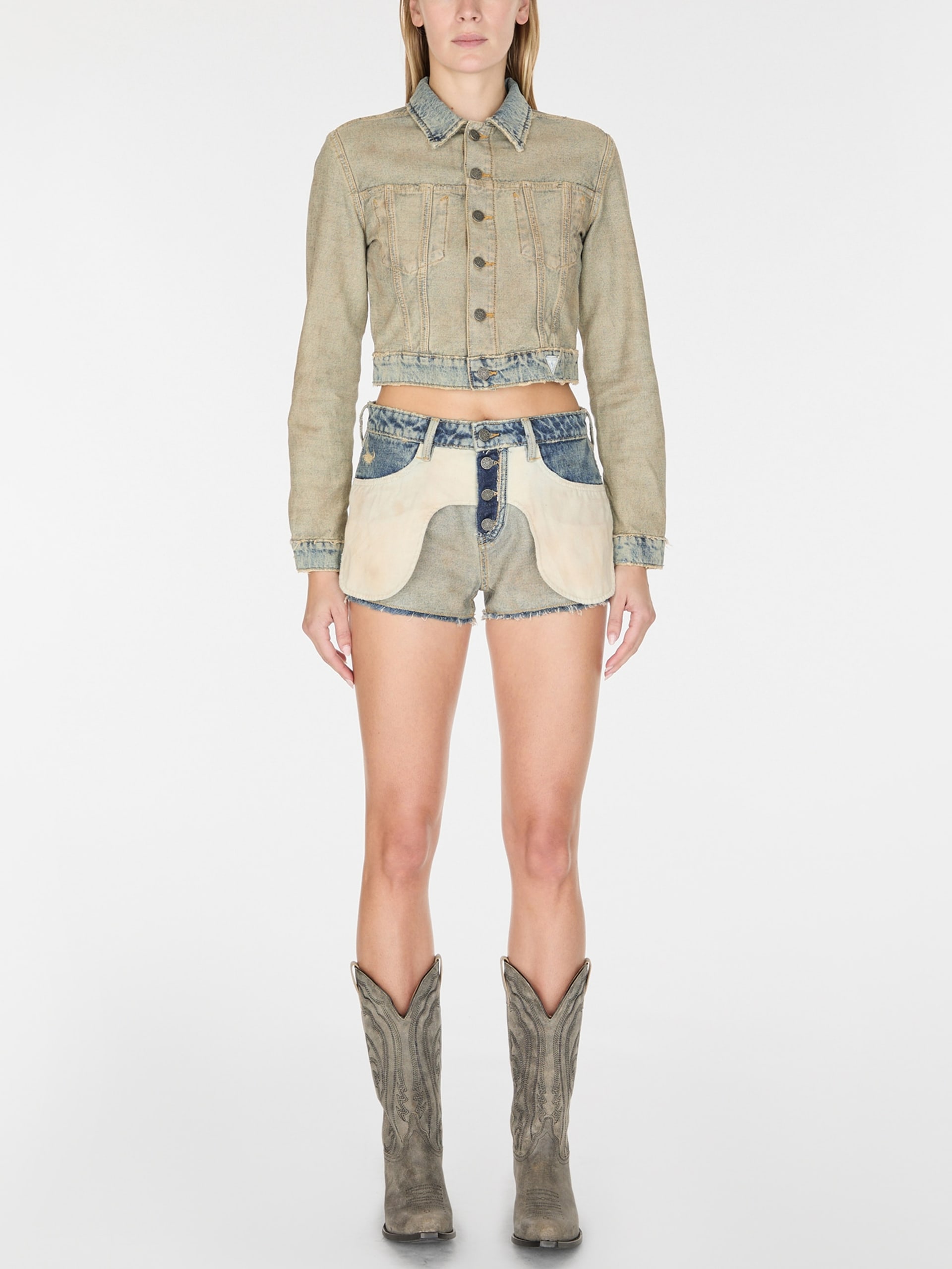short jeans invertido