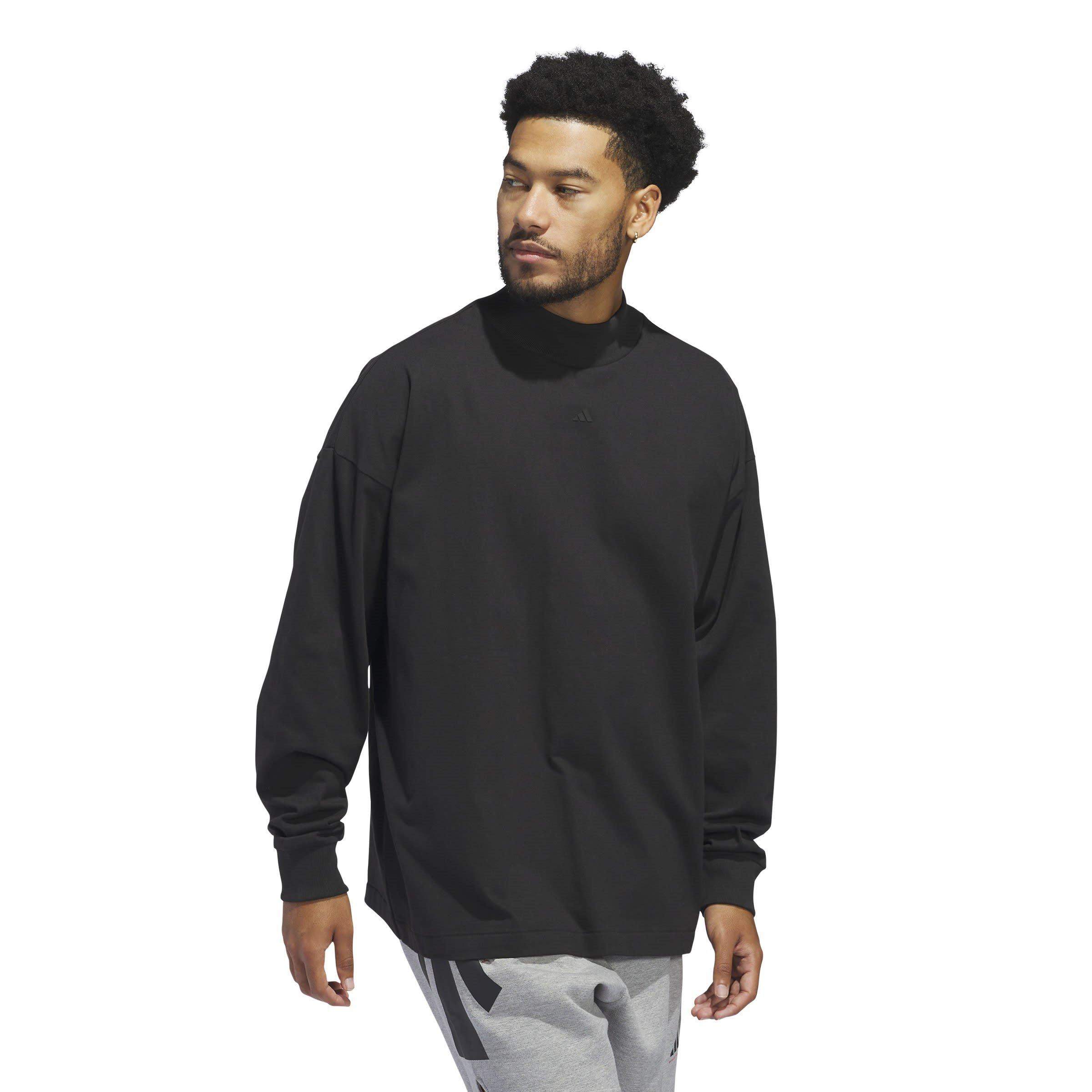 adidas Basketball Long Sleeve T Shirt Unisex Adults