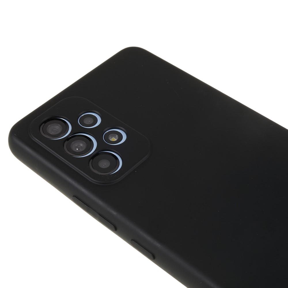 Samsung Galaxy A53 5G Gummi Case Hülle mit Kameraschutz - Schwarz