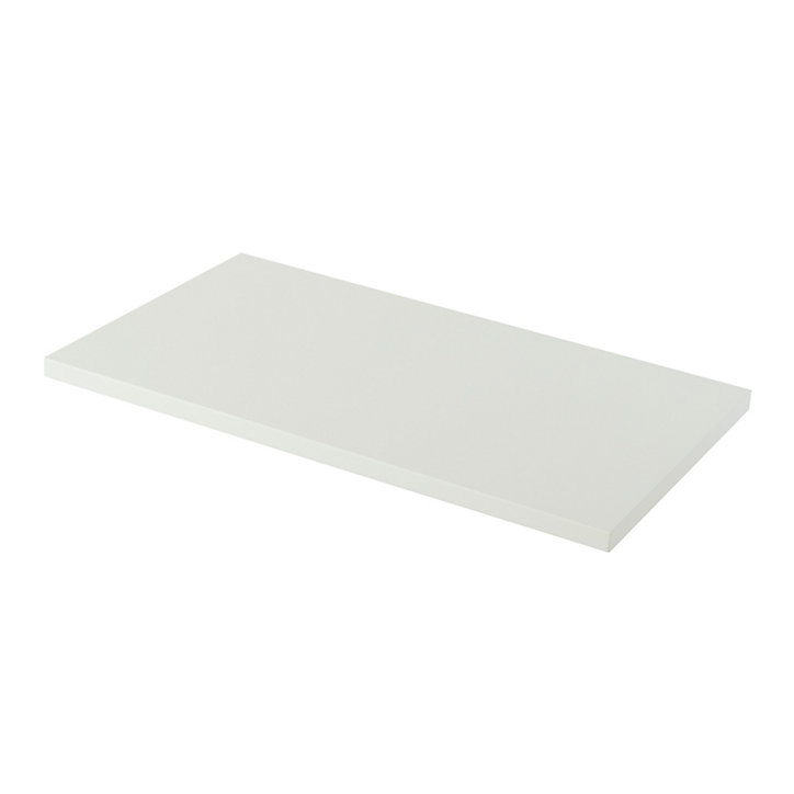Plan de toilette GoodHome Perma blanc 80 cm