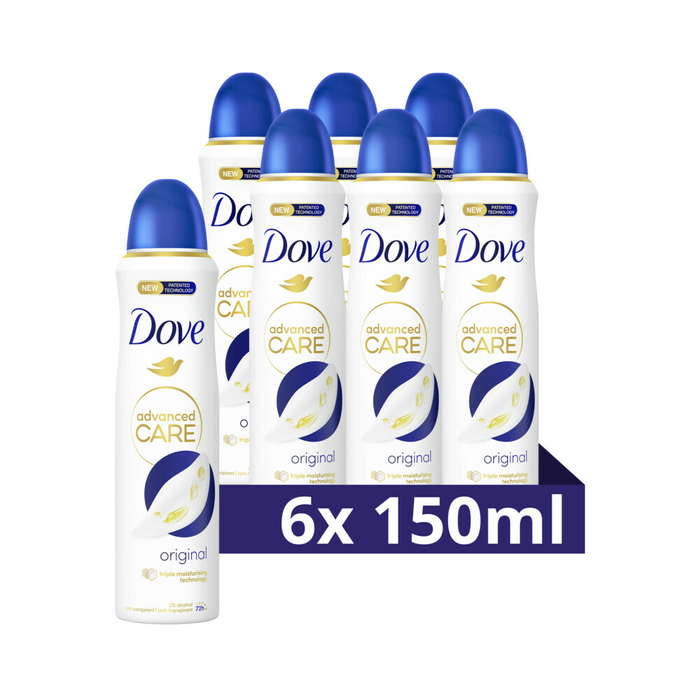 6x Dove Deodorant Spray Orginal150 ml