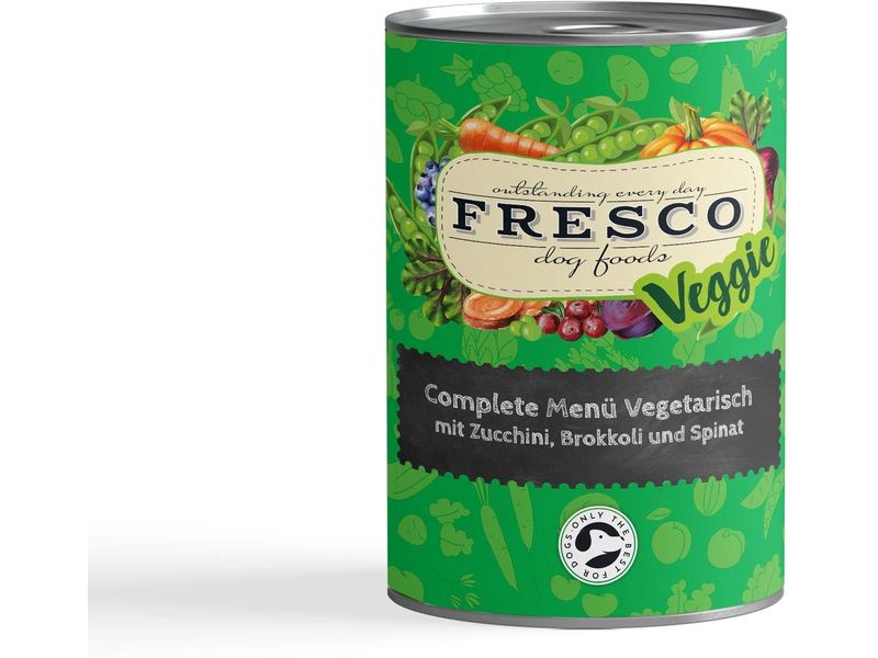 FRESCO Nassfutter Complete Plus Vegetarisch 400 g Ergänzungsfuttermittel für Hunde