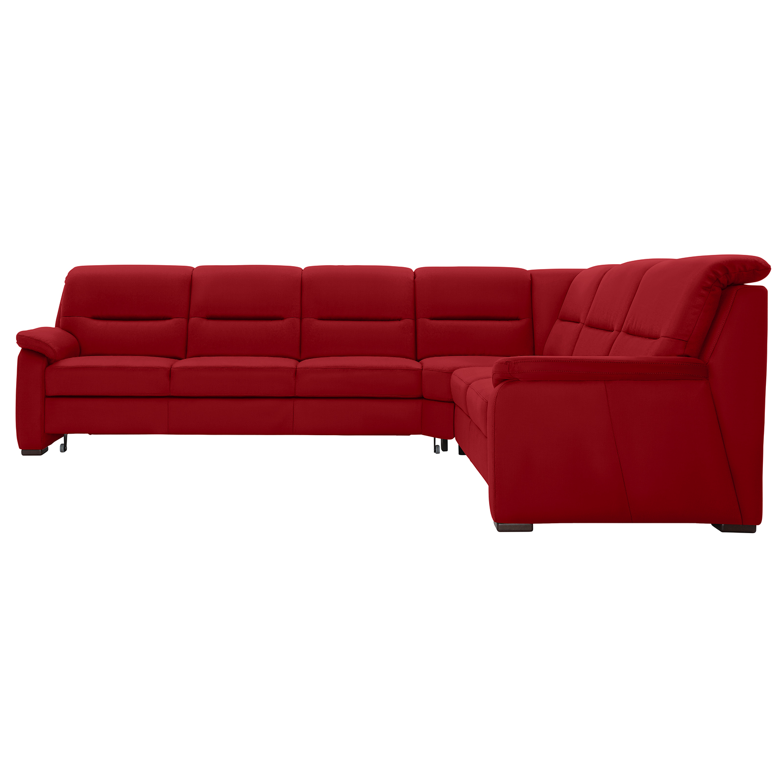 polsterpower Ecksofa - Miro bordeaux - Basismodell - rechts