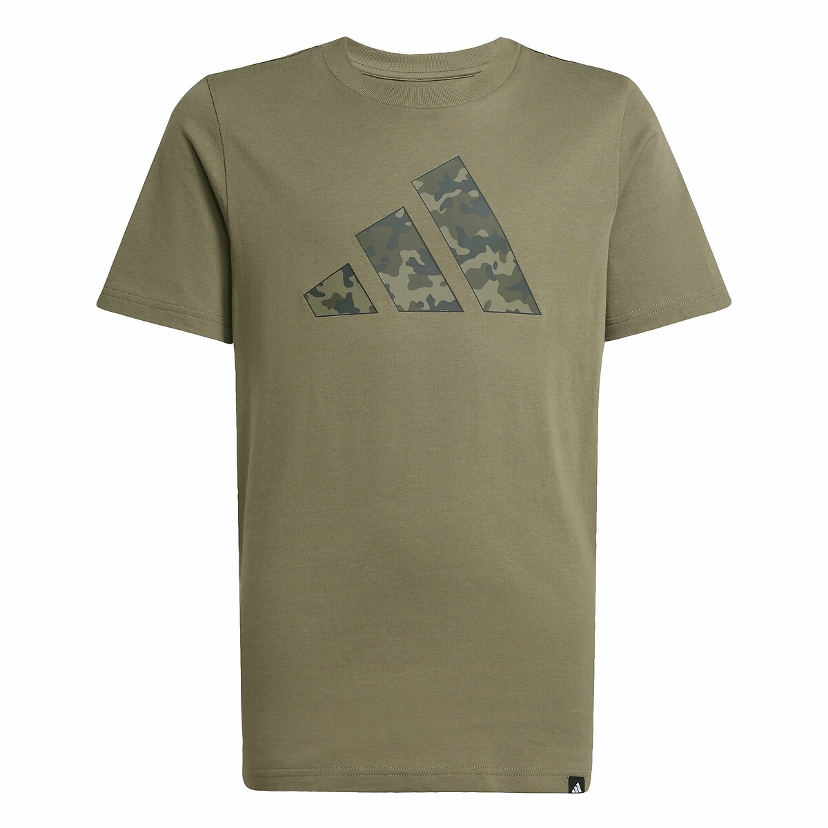 ADIDAS SPORTSWEAR<br>Camiseta de manga curta camuflada em algodão
