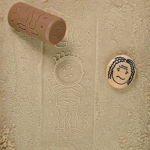 Yellow door kleistempels let's roll - emoties - 6st
