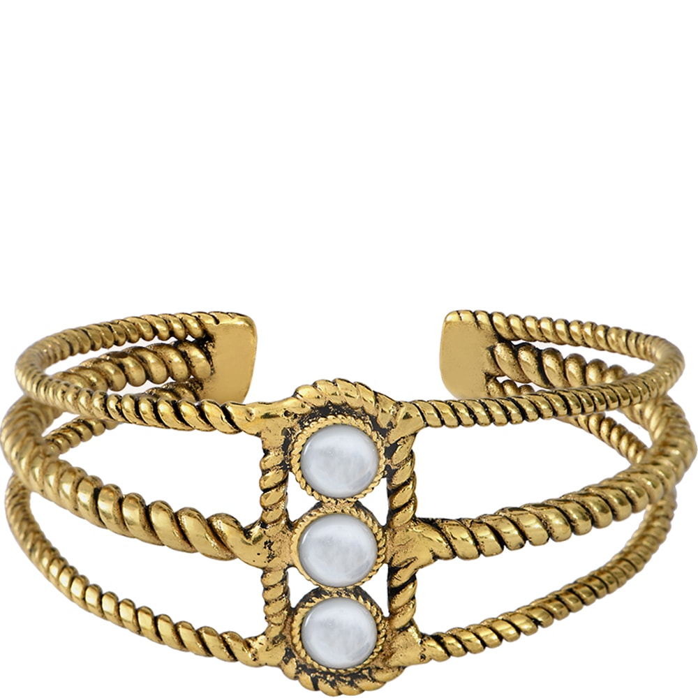 Bracelet Arizona - Métal doré & nacre