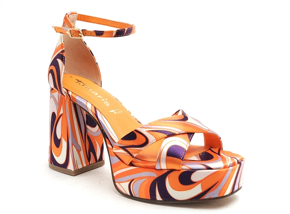 Tamaris nu pieds talons femme 28024 30 multicolore