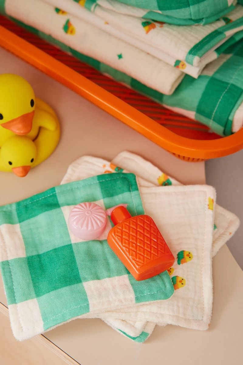 Lot de 5 lingettes lavables en éponge - Les Inséparables Petit toi