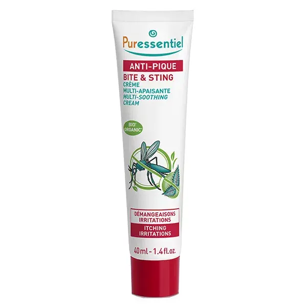 Creme multissuavizante anti-coceira Puressentiel com óleos essenciais e vegetais orgânicos 40 ml