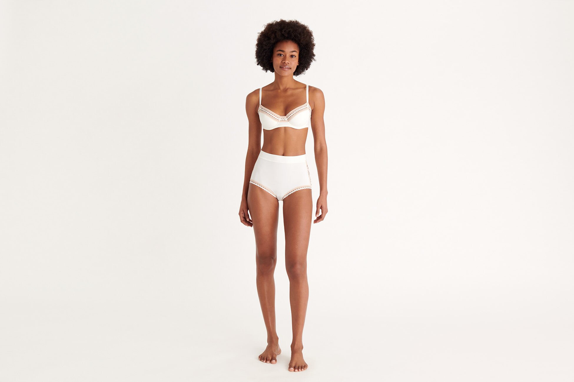 Tempo Culotte taille haute SILK/ROSE PETALE
