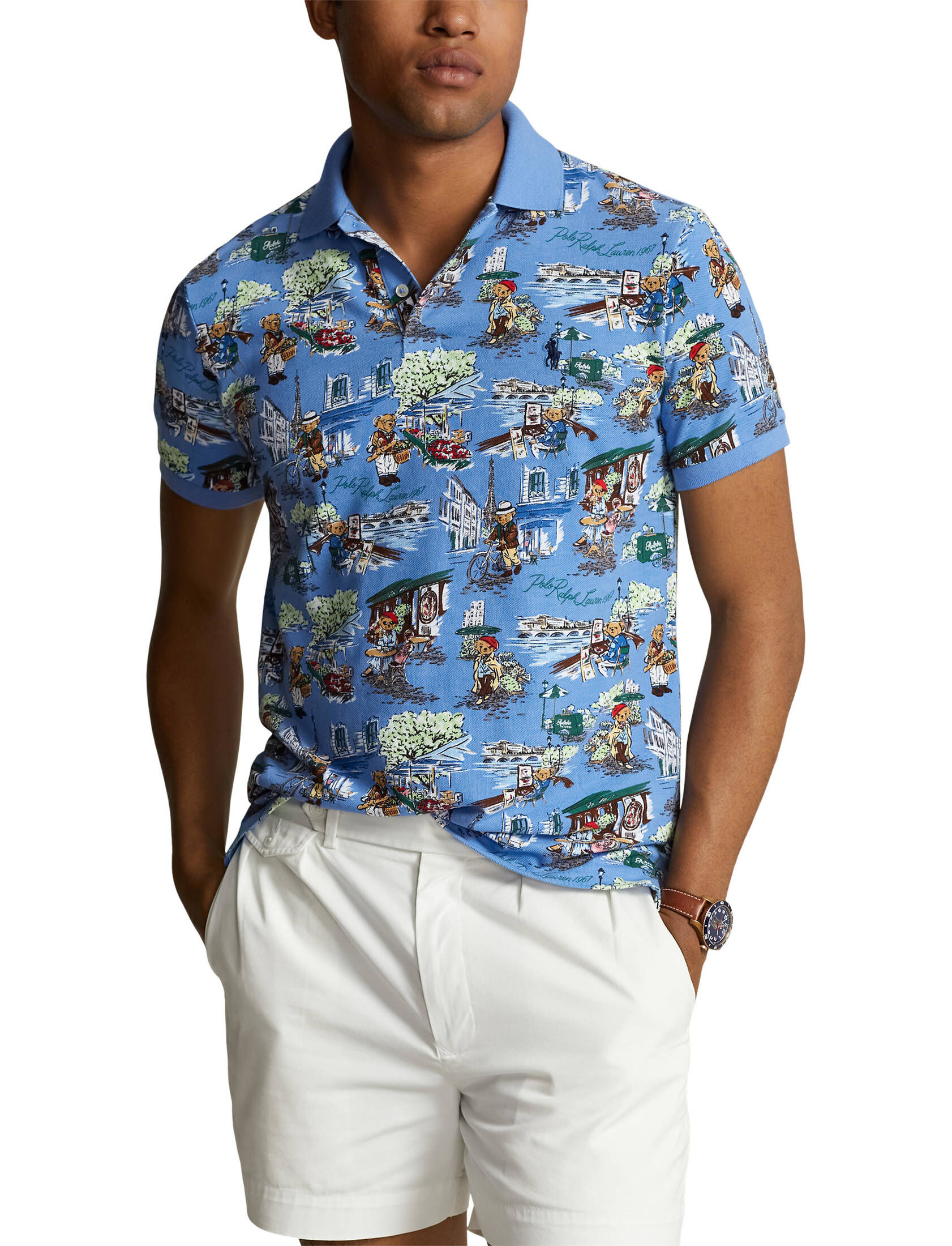 Polo Ralph Lauren| Herren Poloshirt Custom Slim Fit Kurzarm