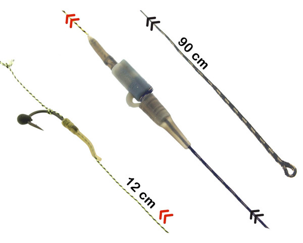 Bas de ligne PB Products R2G Clip SR Leader   2 Shot On The Hook Rigs