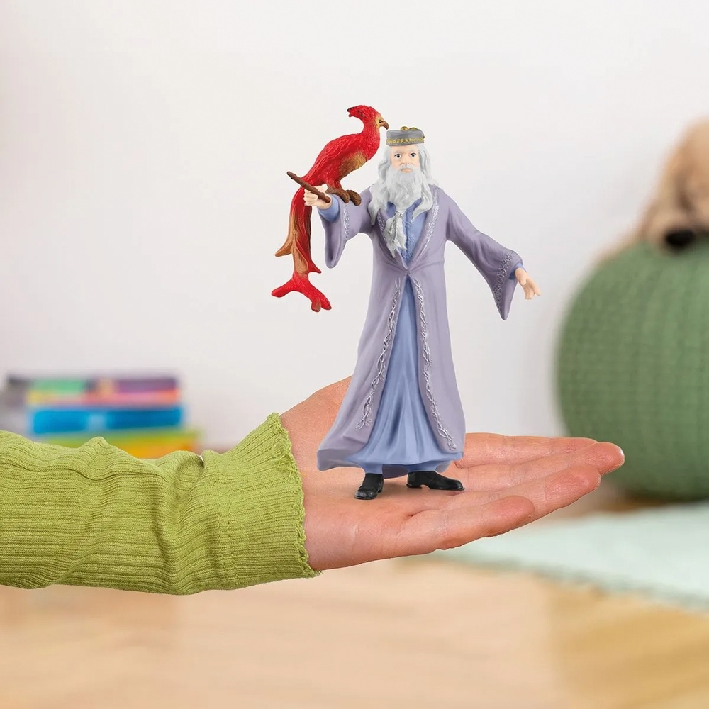 Schleich Zauberwelt Harry Potter 42637 Albus Dumbledore & Fawkes Figuren