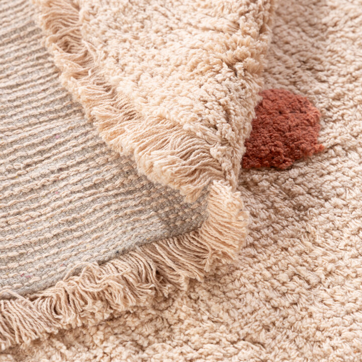 Rond Vloerkleed Kinderkamer - Lou Dots Terra