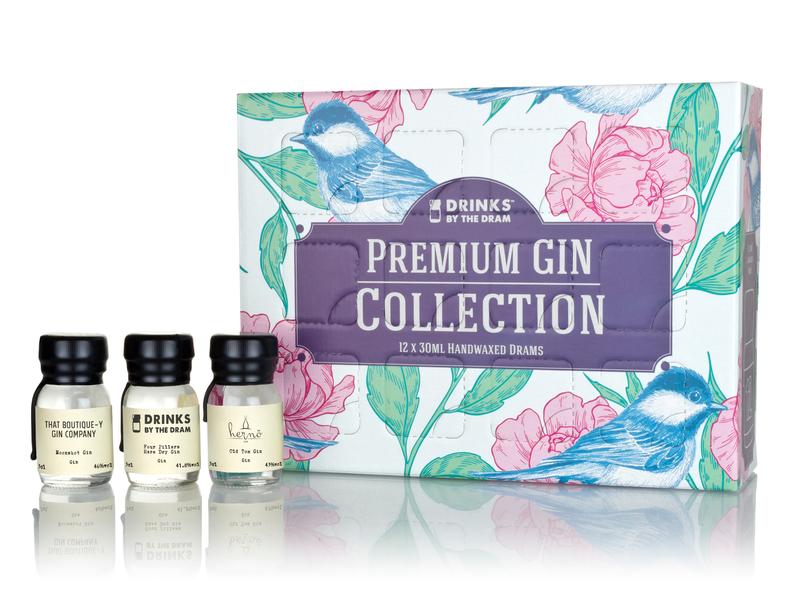 Master of Malt Premium Gin Collection 12 x 0.03 l Geschenkset mit hochwertigen Spirituosen