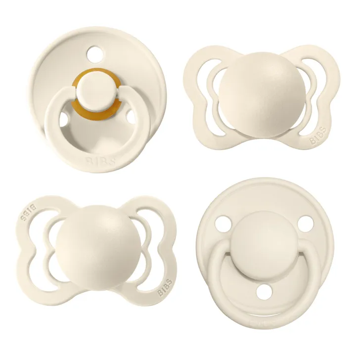 Bibs Coffret de tétines Try it collection | Ivoire