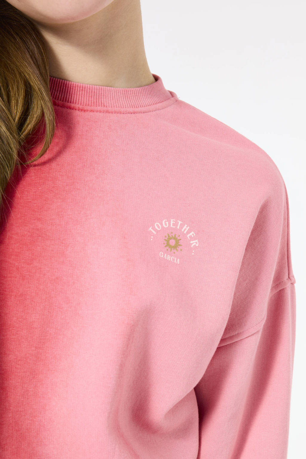 Garcia tie-dye sweater rood/roze