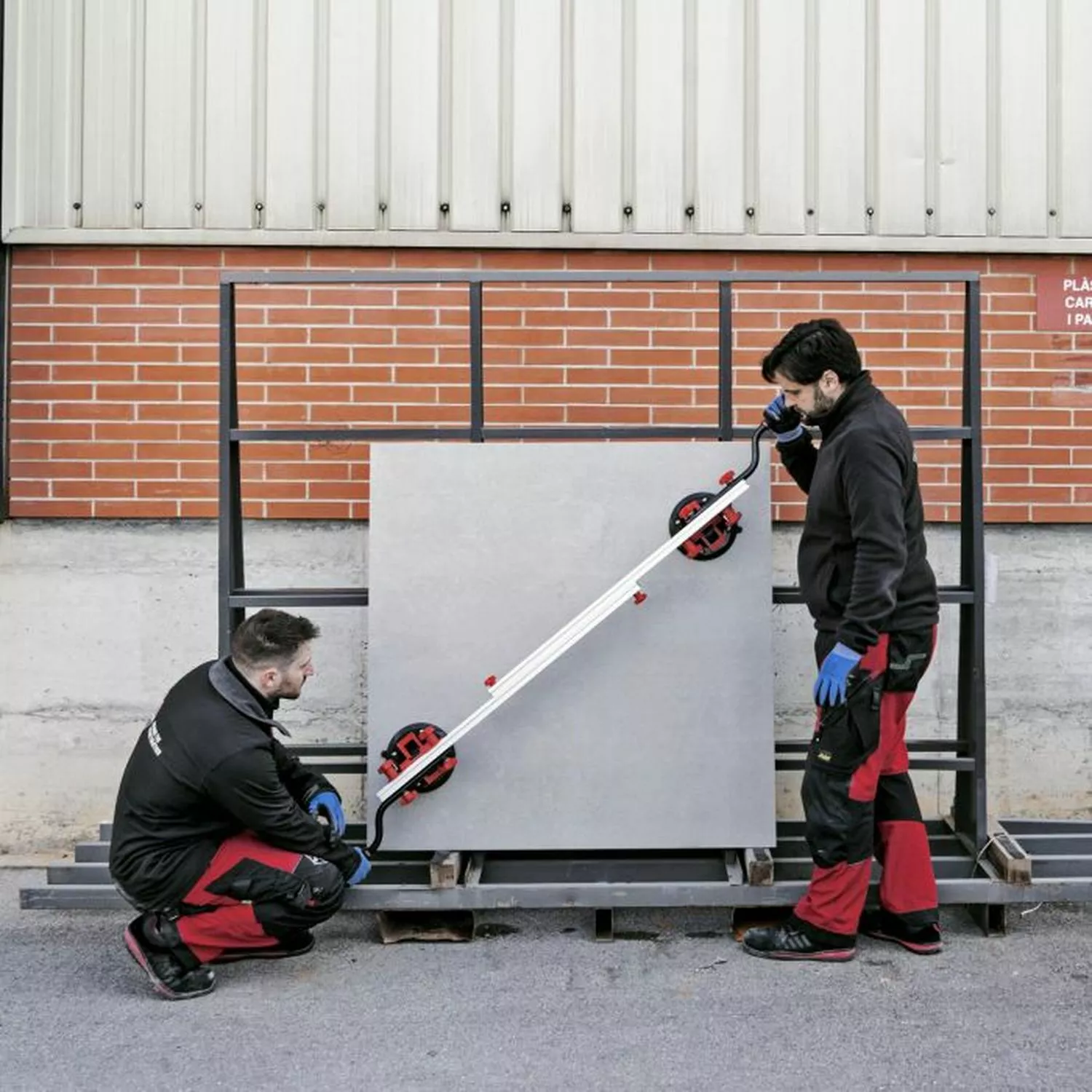 Rubi Slab Trans Mini Tegeldraagsysteem - 55kg - 150x150cm